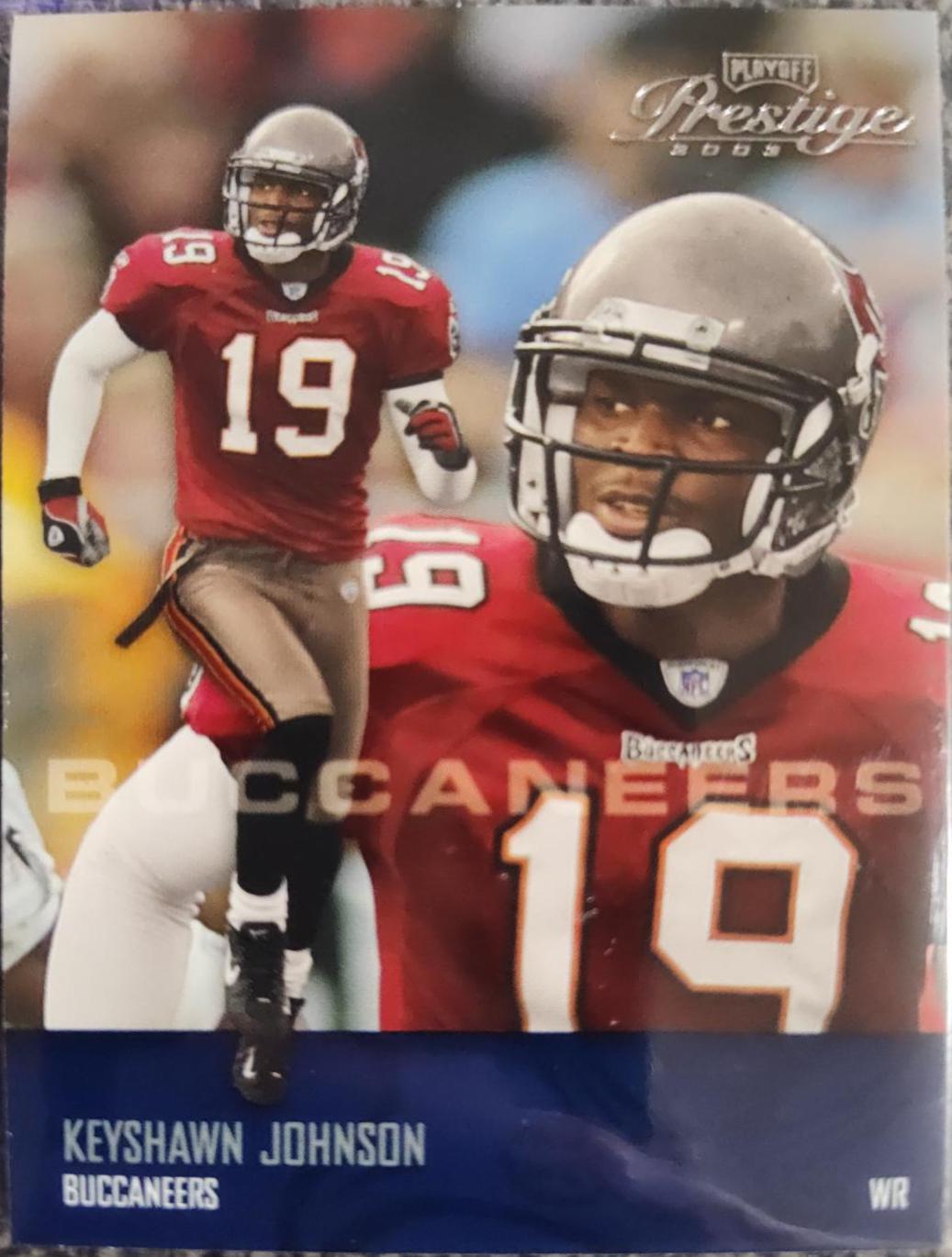 Keyshawn Johnson #138 Football Cards 2003 Playoff Prestige