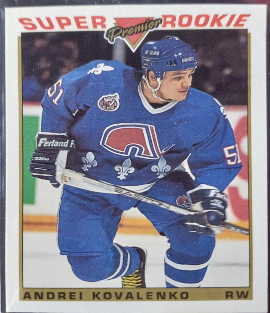 Andrei Kovalenko, Gold #124 Hockey Cards 1993 Topps Premier
