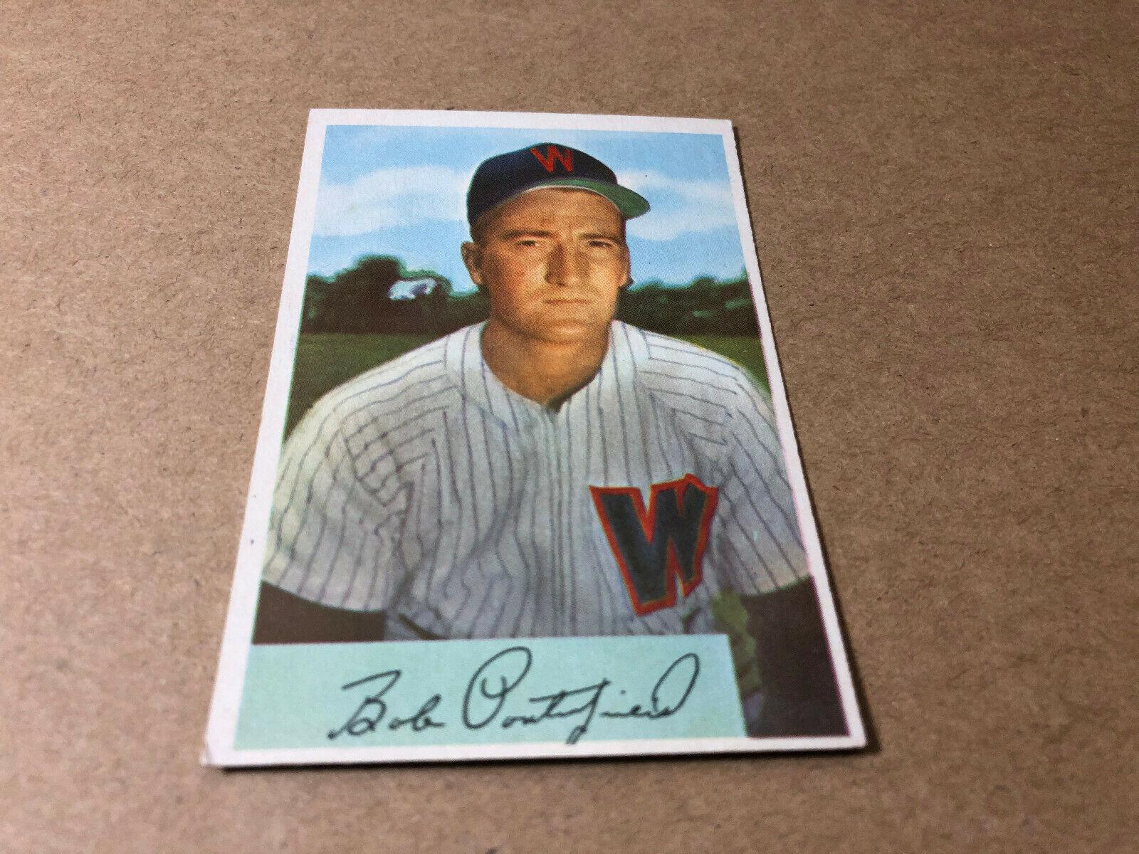 Bob Porterfield #24 Baseball Cards 1954 Bowman