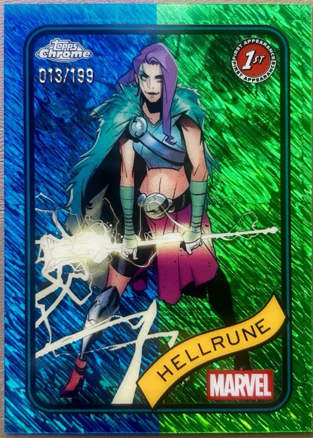 Hellrune Blue & Green Shimmer Refractor