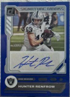 Hunter Renfrow #SM-HR 2023 Panini Donruss Signature Marks Football