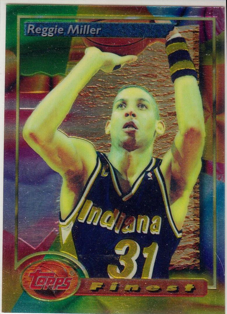 Reggie Miller #11 Basketball Cards 1993 Finest