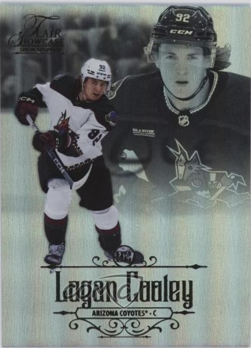 Logan Cooley #29 2023 Fleer Ultra Flair Showcase Showstopper Hockey