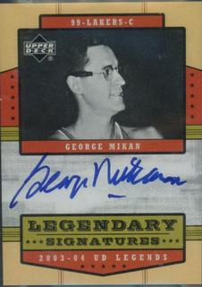 George Mikan Legendary Signatures