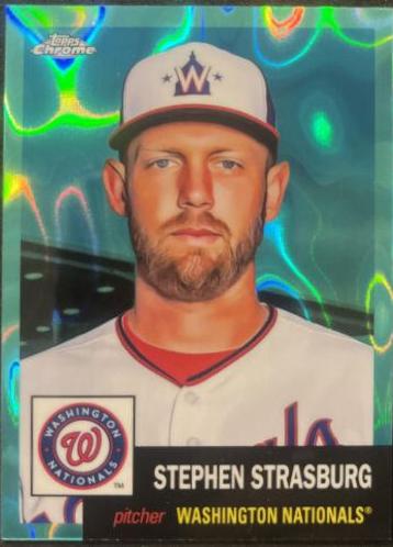 Stephen Strasburg [Aqua Lava Refractor] #110