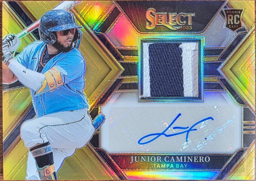 Junior Caminero [Gold Prizm] #PJA-JC