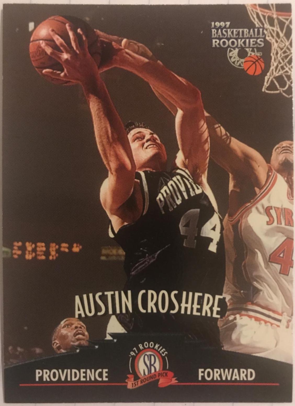 Austin Croshere #23 Basketball Cards 1997 Score Board Rookies