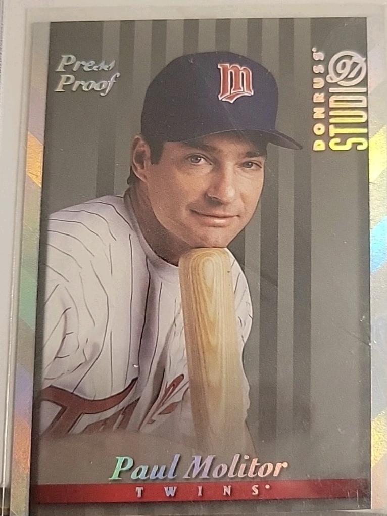 Paul Molitor #11 Baseball Cards 1997 Donruss Studio