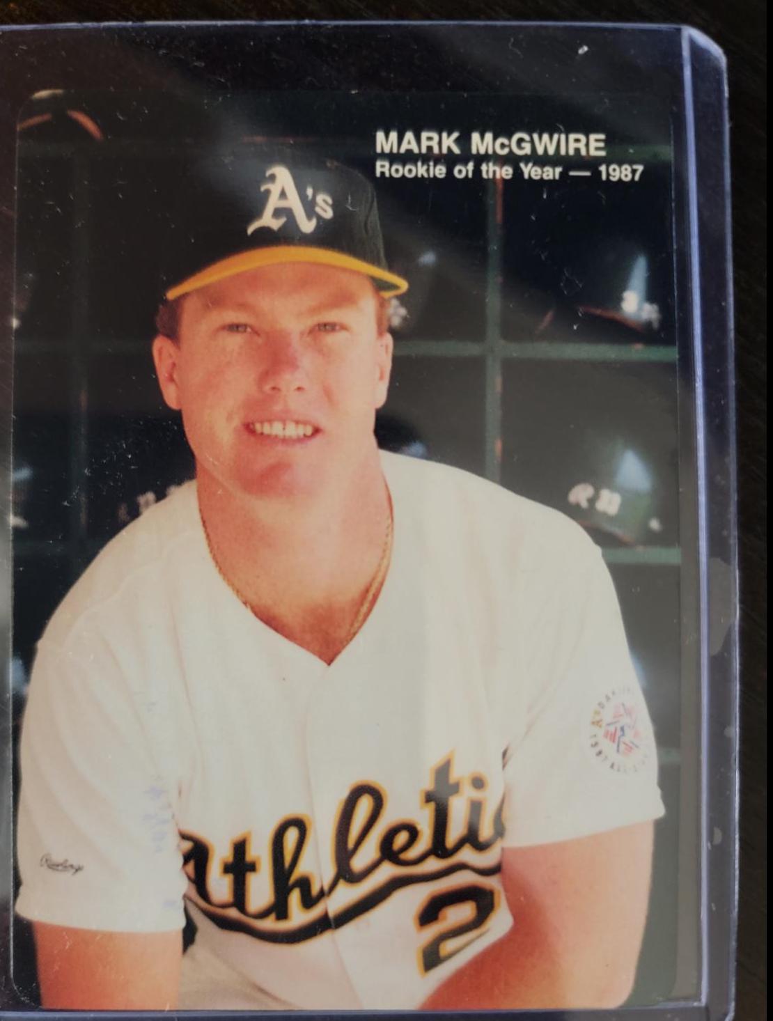 Mark McGwire #2 Baseball Cards 1989 Mother's Cookies Mark McGwire