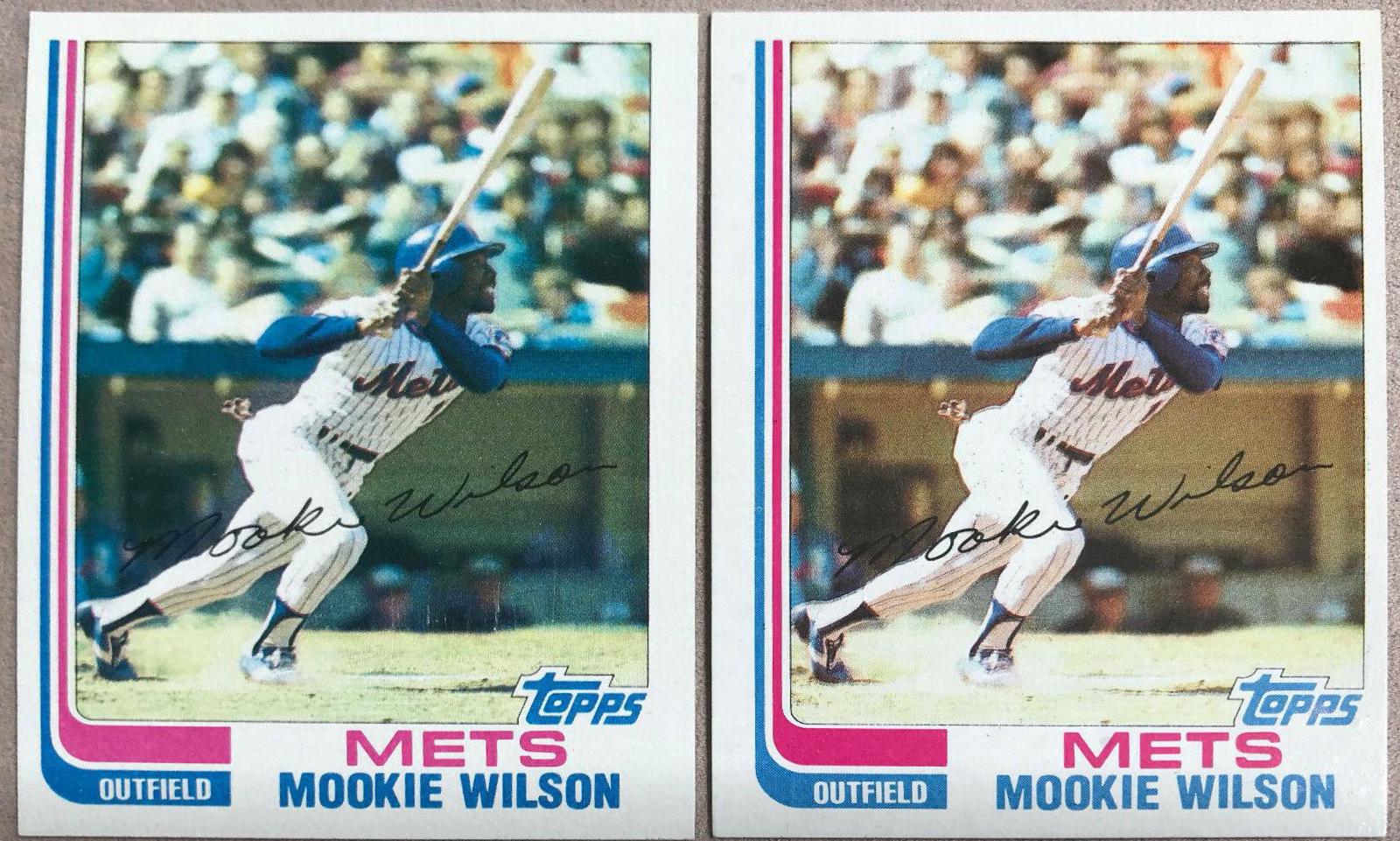Mookie Wilson #143 Baseball Cards 1982 Topps