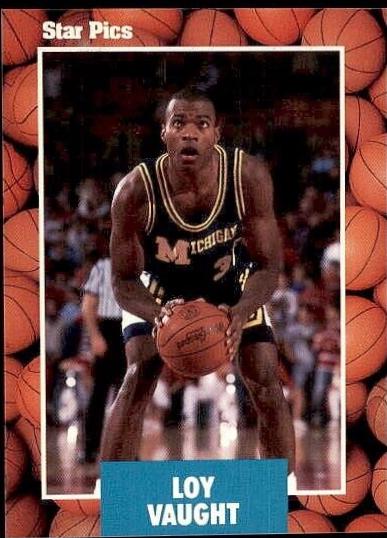 Loy Vaught #37 Basketball Cards 1990 Star Pics