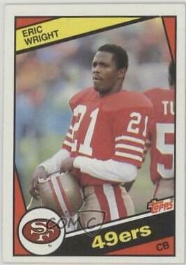 Eric Wright #363 Football Cards 1984 Topps