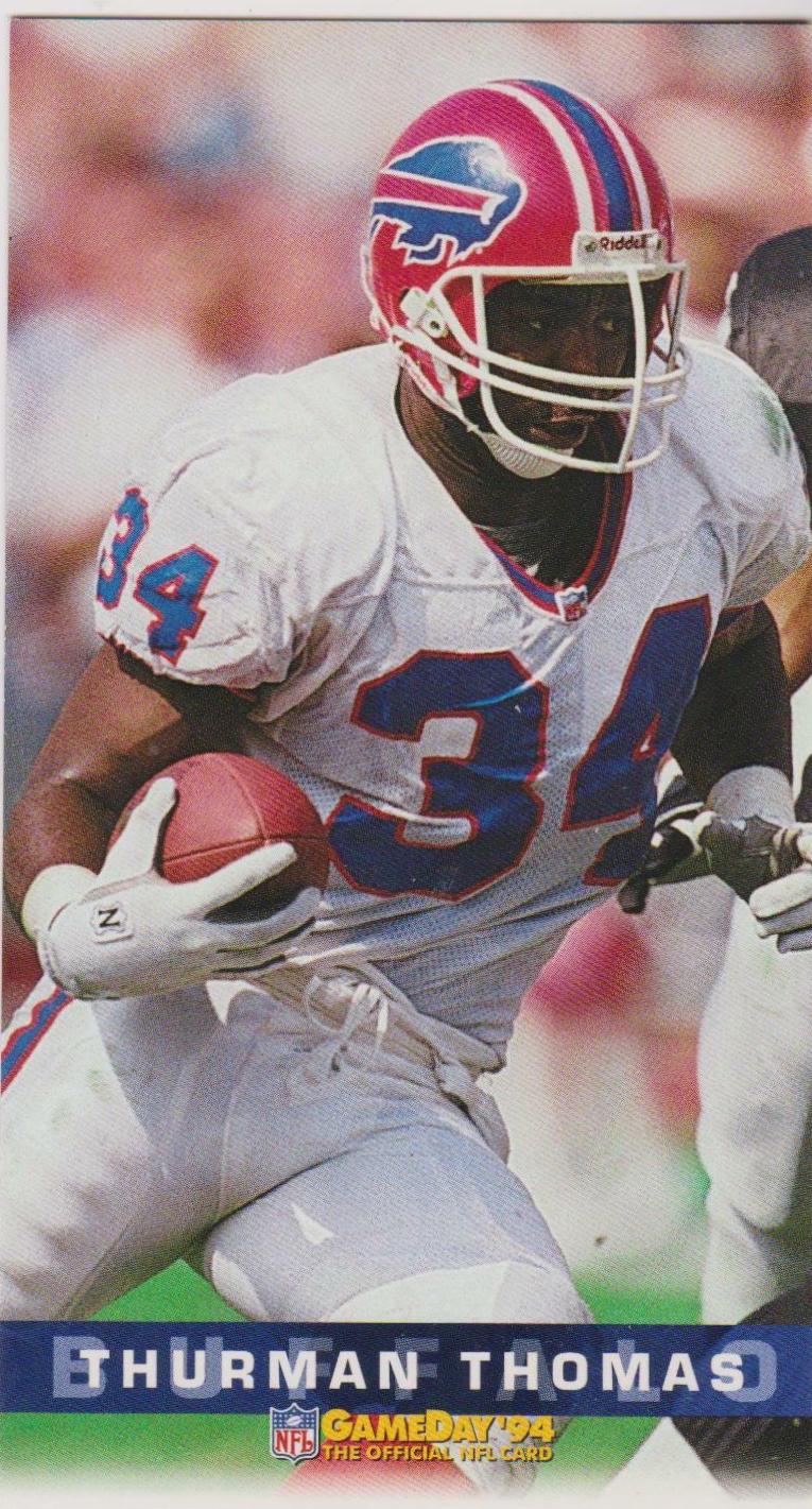 Thurman Thomas #45 Football Cards 1994 Fleer Gameday