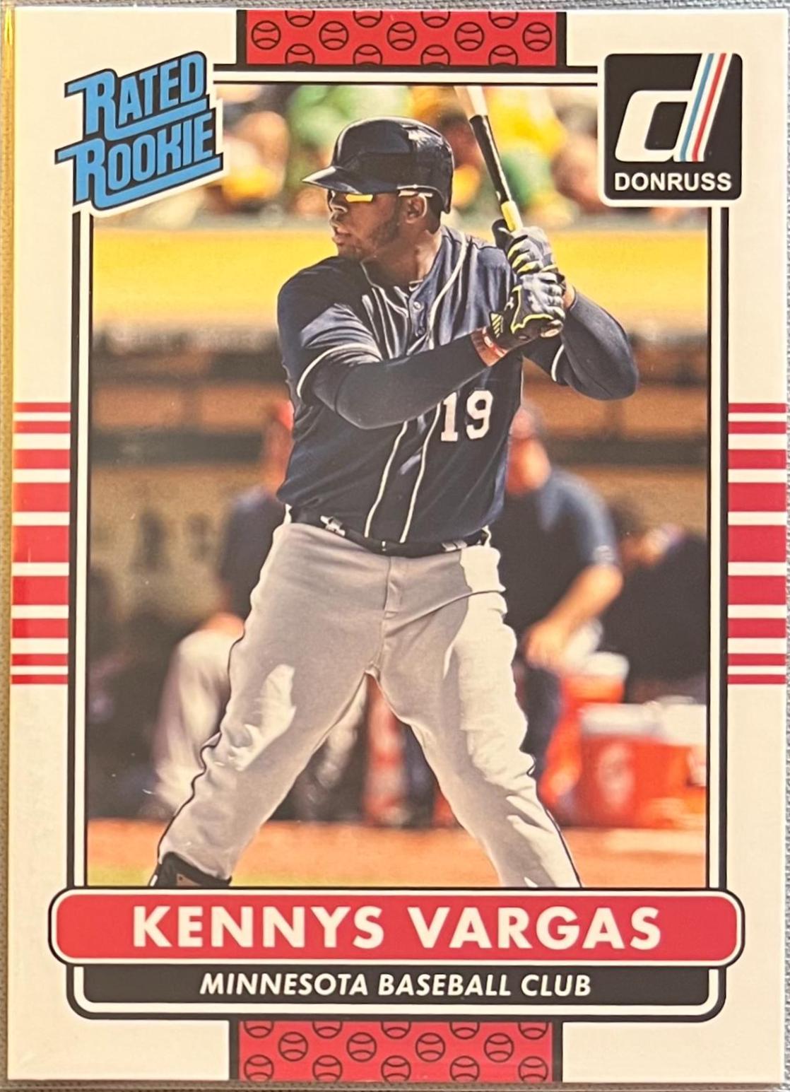 Kennys Vargas #36 Baseball Cards 2015 Donruss