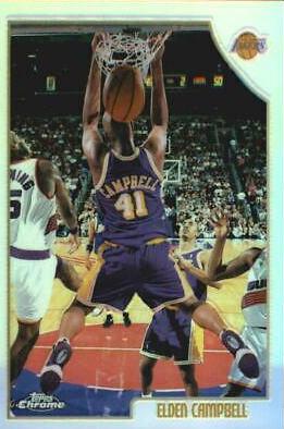 Elden Campbell #34 Basketball Cards 1998 Topps Chrome