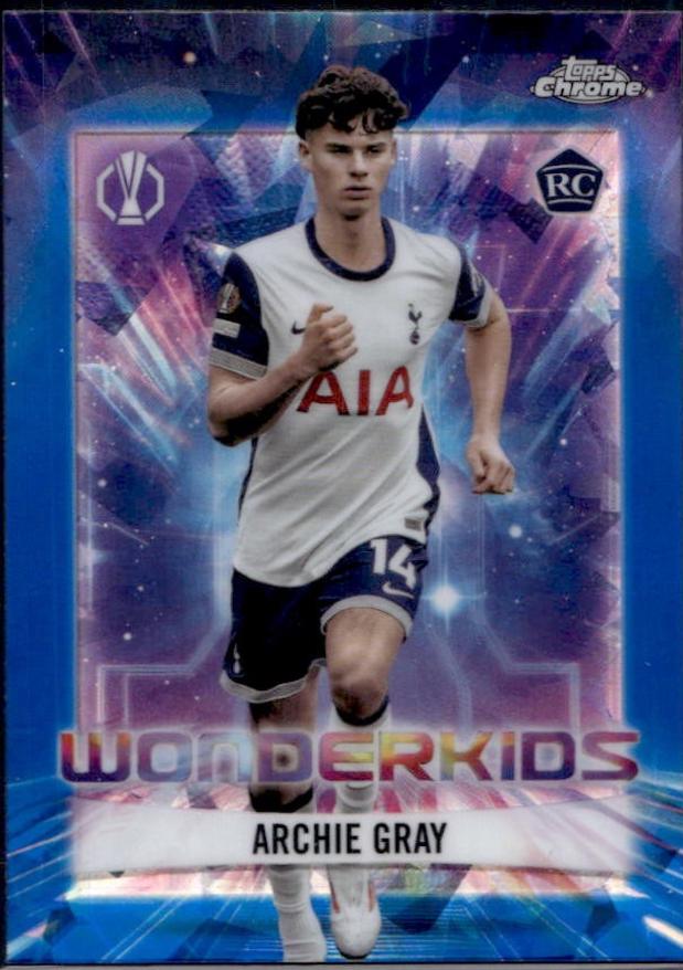 Archie Gray #WK-5 2024 Topps Chrome UEFA Wonderkids