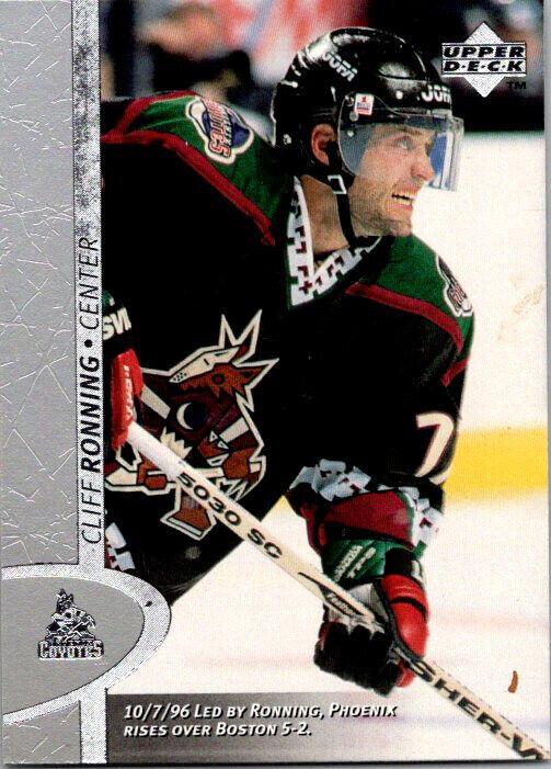 Cliff Ronning #315 Hockey Cards 1996 Upper Deck