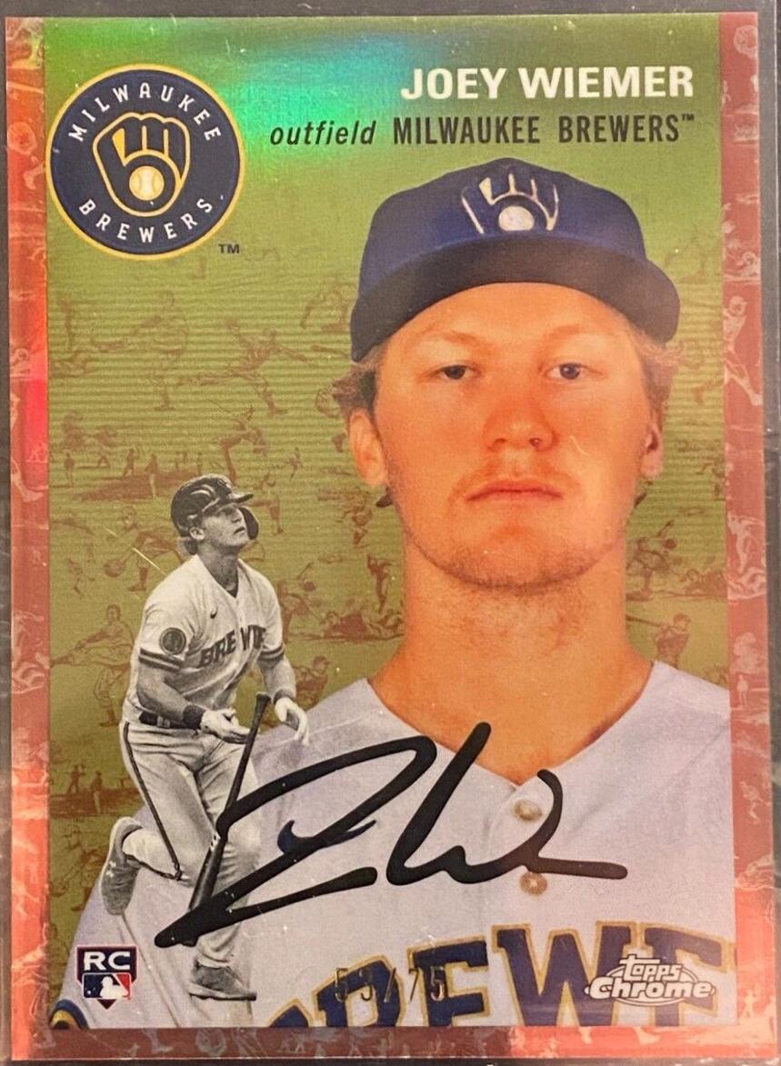 Joey Wiemer [Cream Rose Gold Refractor] #6