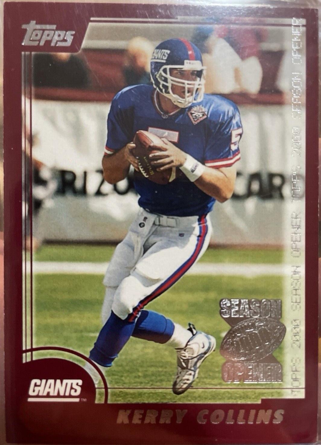 Kerry Collins #118 2000 Topps Season Opener Football