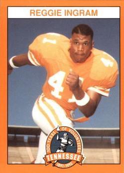 Reggie Ingram #41 Football Cards 1990 Tennessee Volunteers Centennial