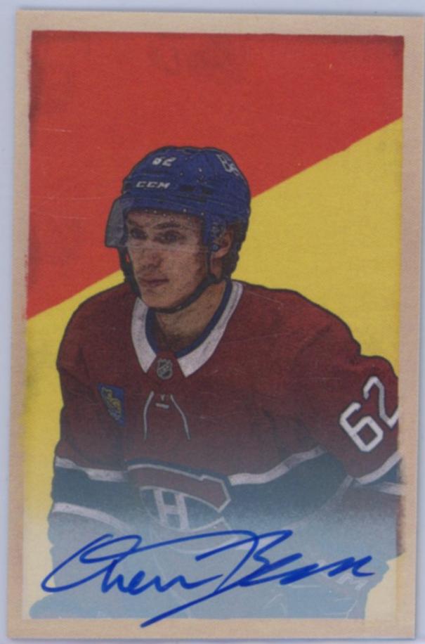 Owen Beck #R-57 Hockey Cards 2023 Parkhurst Champions Retros Autograph
