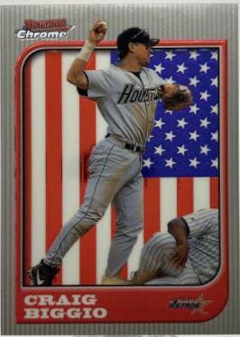 Craig Biggio #20 Baseball Cards 1997 Bowman Chrome International