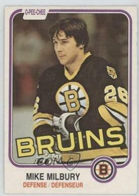 Mike Milbury #16 Hockey Cards 1981 O-Pee-Chee