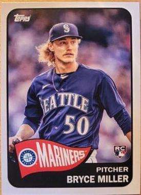 Bryce Miller #143 Baseball Cards 2023 Topps Archives