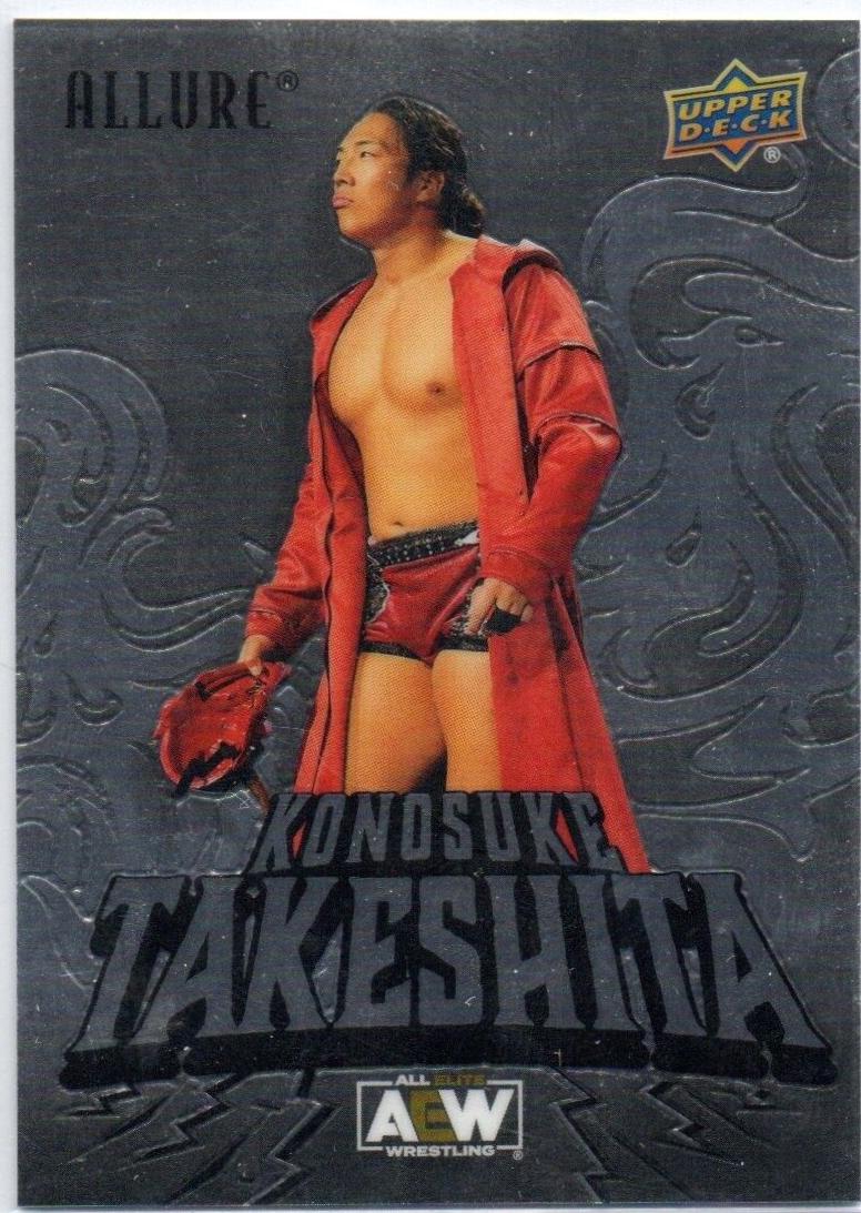 Konosuke Takeshita #PV-14 Wrestling Cards 2024 Upper Deck Allure AEW Photo Variation