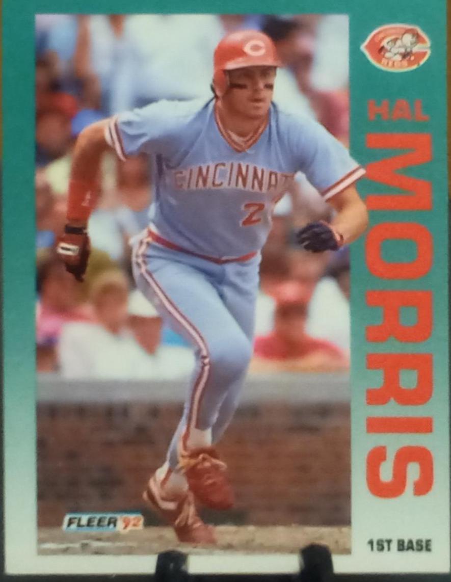 Hal Morris #412 Baseball Cards 1992 Fleer