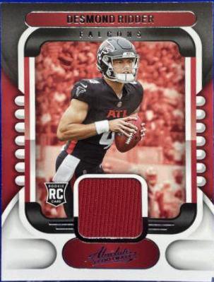 Desmond Ridder #ARM-4 Football Cards 2022 Panini Absolute Rookie Materials