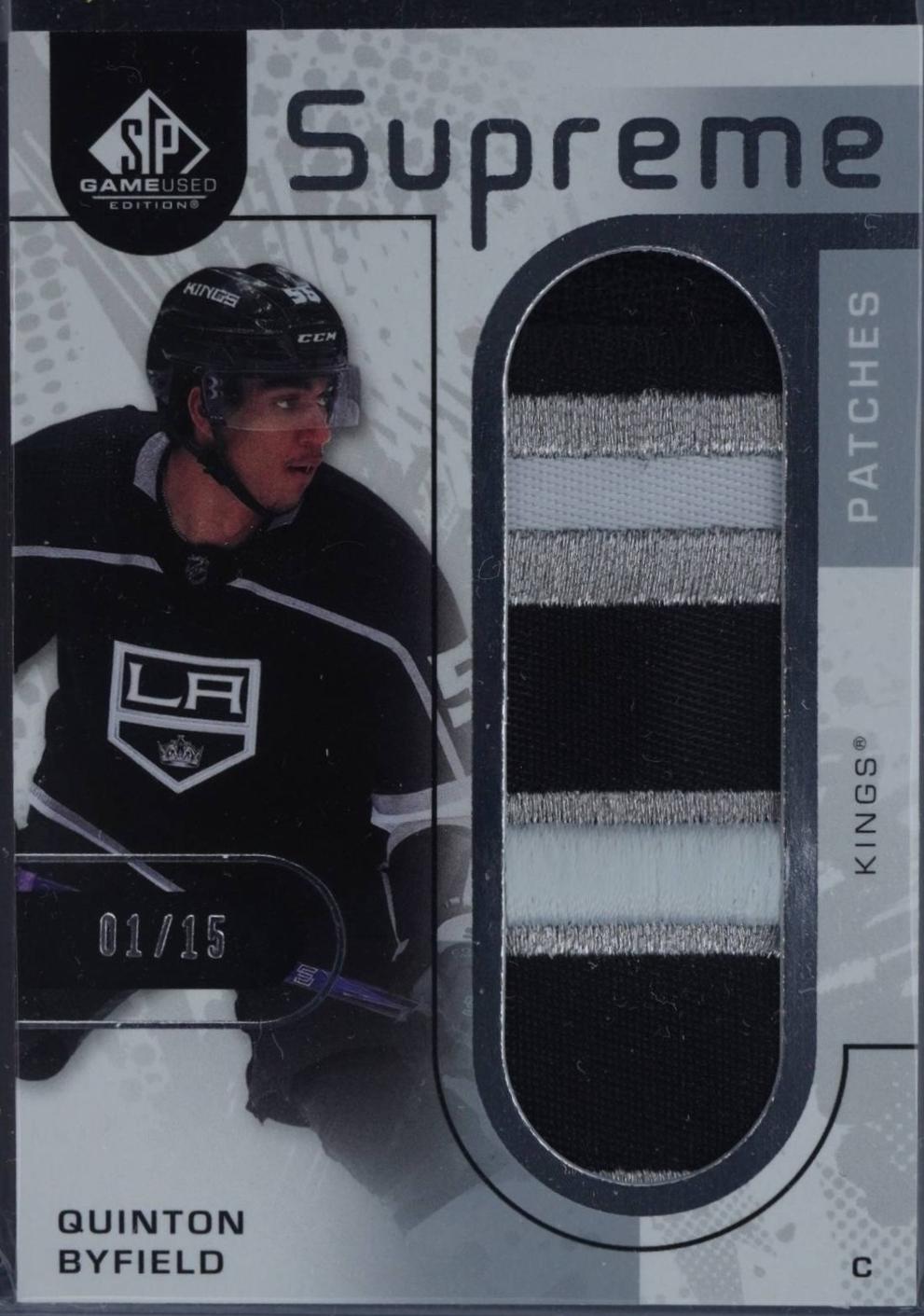 Quinton Byfield #SP-QB 2022 Sp Game Used Supreme Memorabilia Hockey