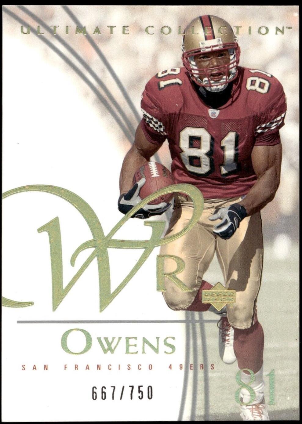 Terrell Owens #42 2003 Ultimate Collection Football