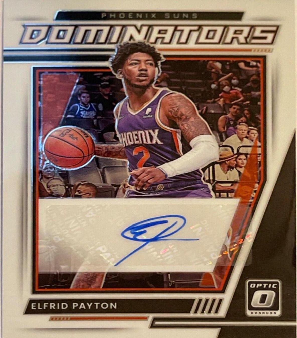 Elfrid Payton #DS-EPT Basketball Cards 2021 Panini Donruss Optic Dominators Signatures