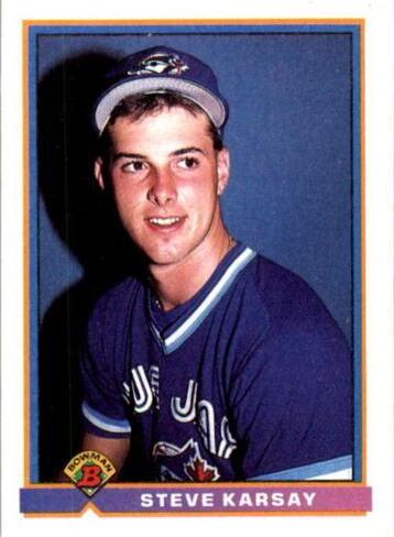 Steve Karsay #12 Baseball Cards 1991 Bowman