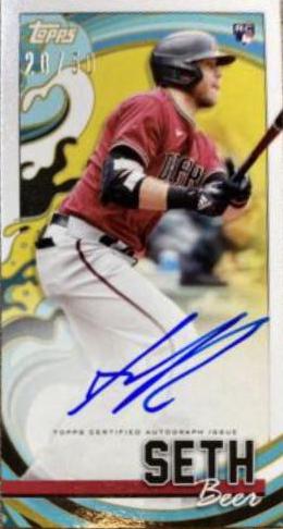 Seth Beer #MA-SB Baseball Cards 2022 Topps Mini Autographs