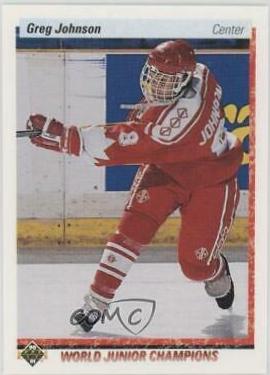 Greg Johnson #460 Hockey Cards 1990 Upper Deck