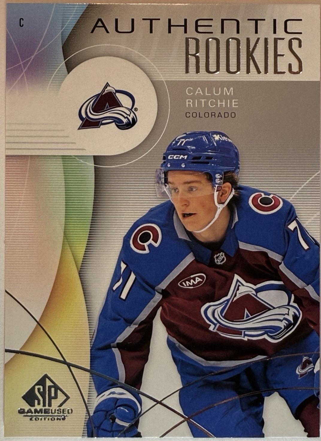 Calum Ritchie #235 Hockey Cards 2024 SP Game Used