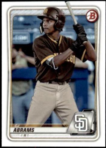 CJ Abrams #BP-62 2020 Bowman Paper Prospects Baseball