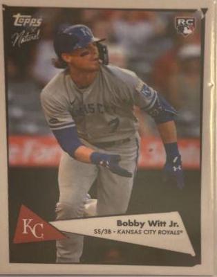 Bobby Witt Jr. #2 Baseball Cards 2022 Topps X Naturel 1952