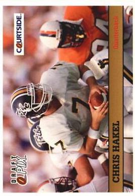 Chris Hakel #57 Football Cards 1992 Courtside