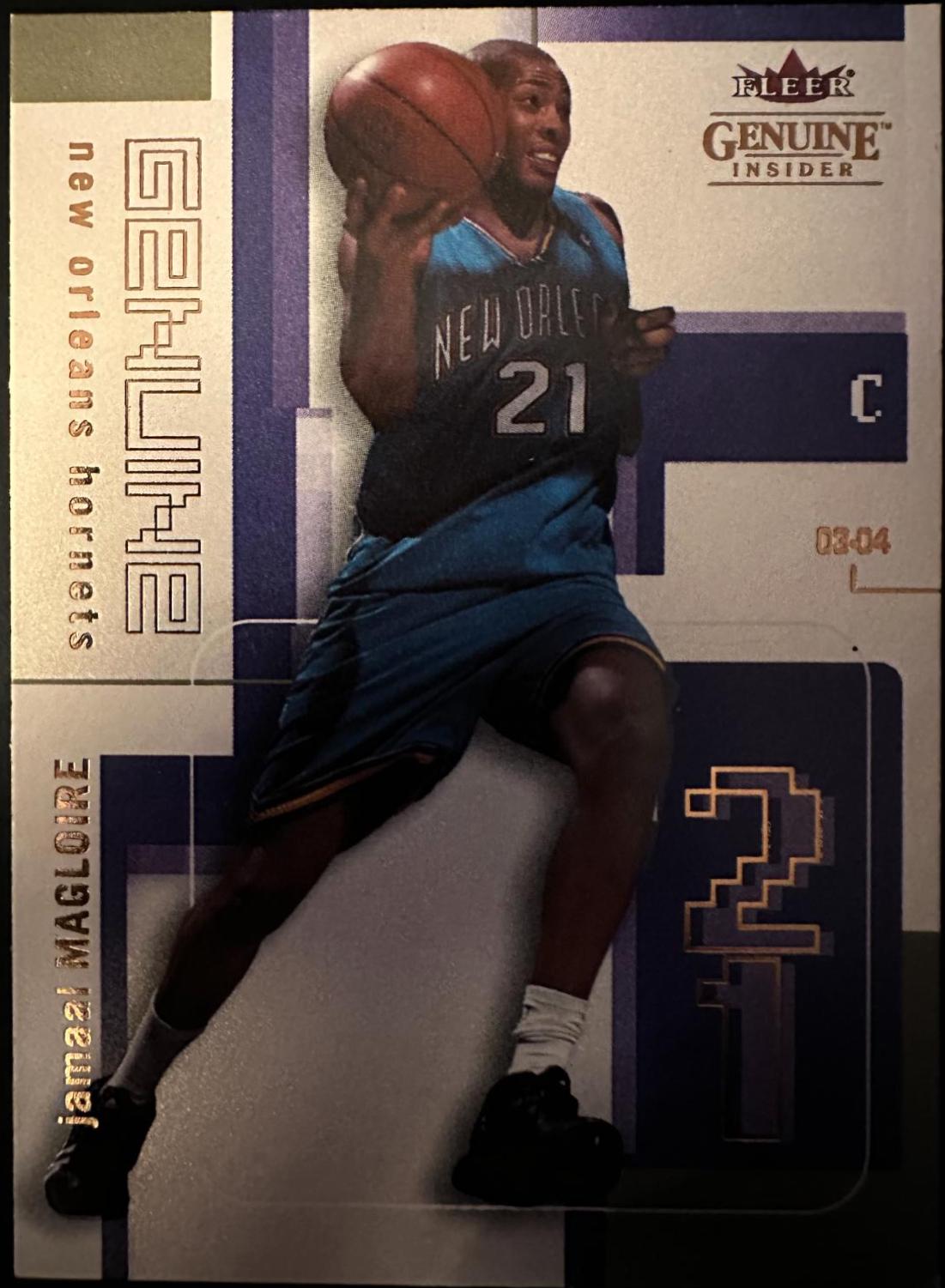 Jamaal Magloire #54 Basketball Cards 2003 Fleer Genuine Insider