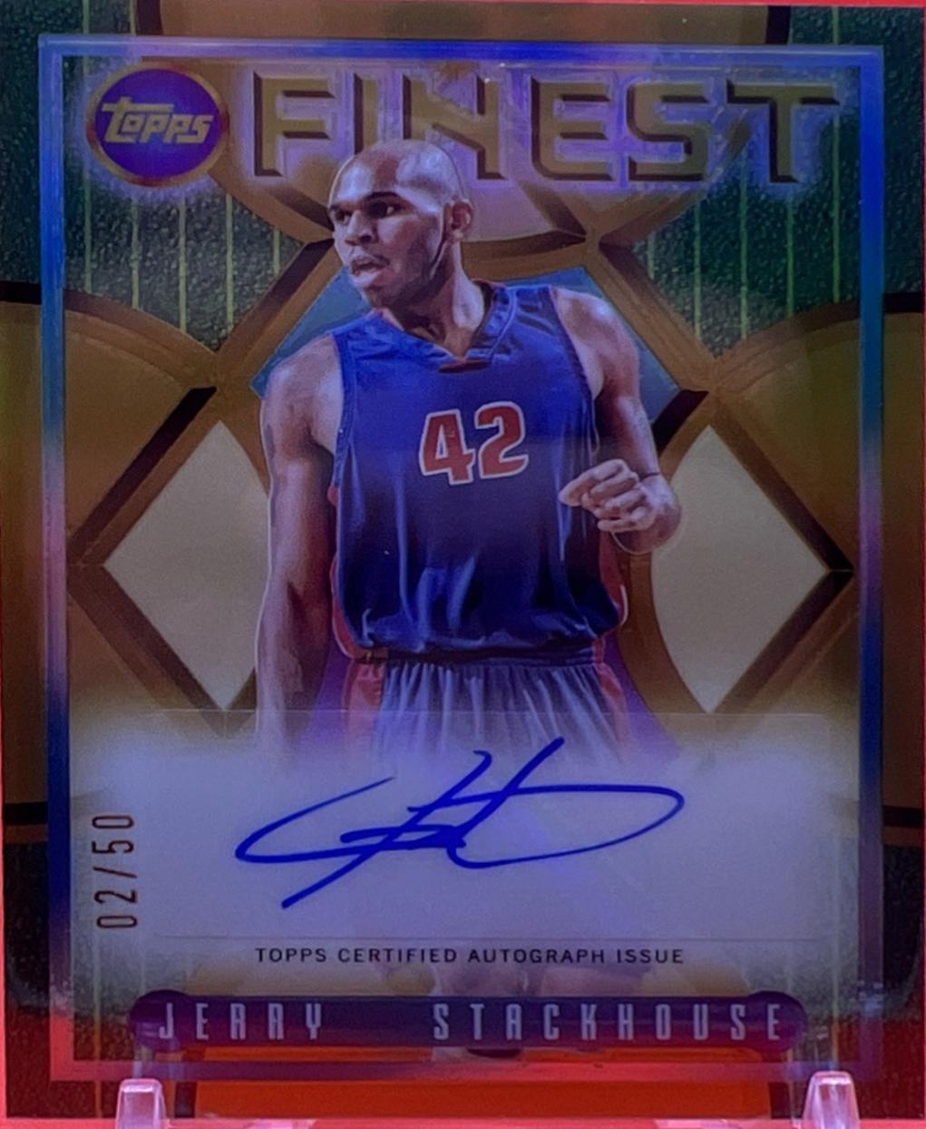 Jerry Stackhouse [Gold Refractor] #FA-JST