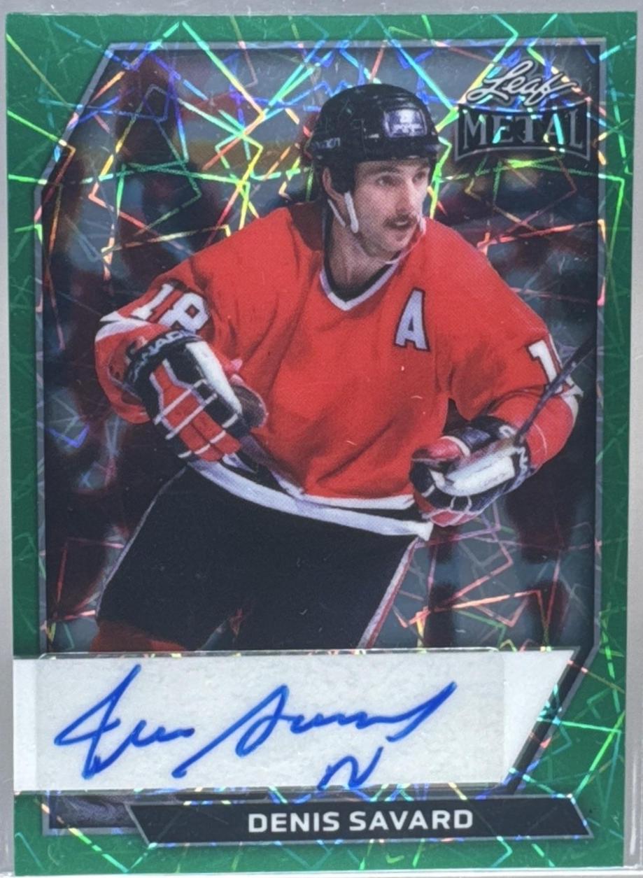Denis Savard #BA-DS2 2026 Leaf Metal Autograph Hockey