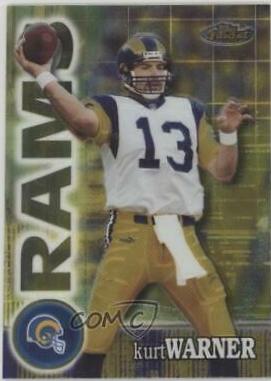 Kurt Warner #25 Football Cards 2000 Topps Finest