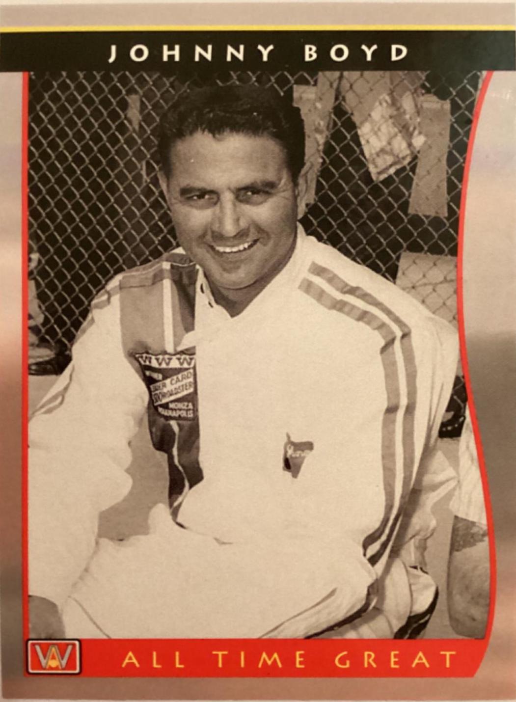 Johnny Boyd [All time great] #62 Prices | 1992 All World | Racings Cards
