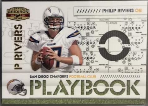 Philip Rivers #PL-21 2008 Panini Donruss Gridiron Gear Football