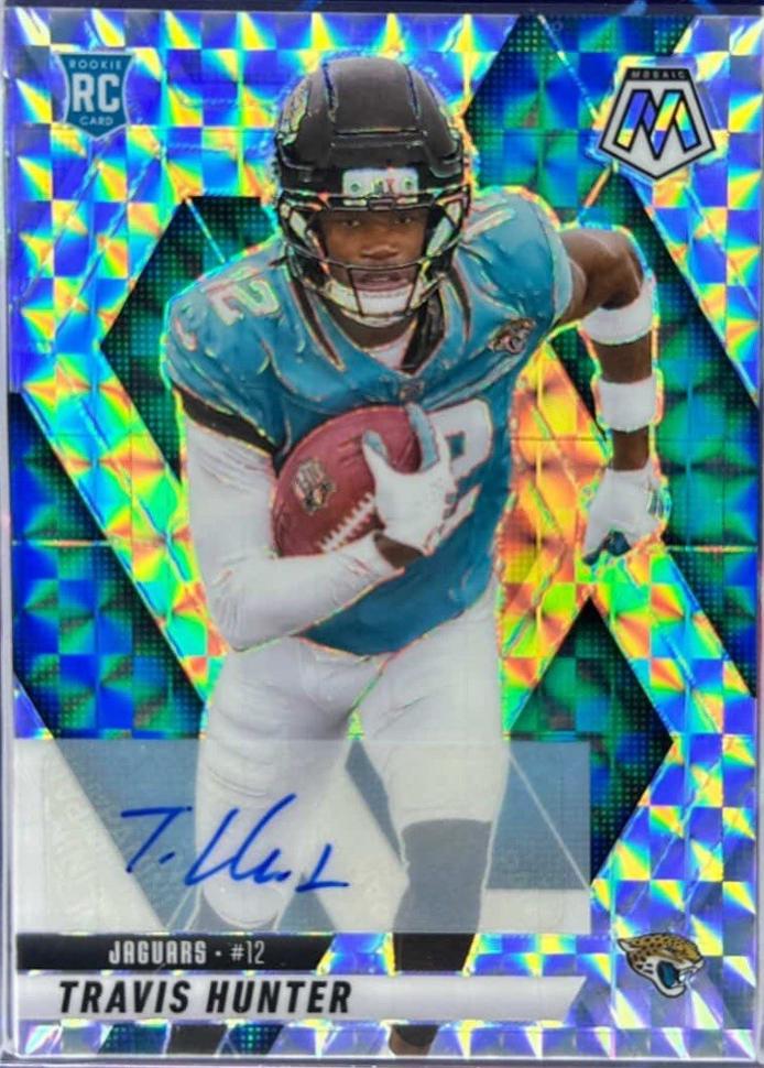 Travis Hunter #301 2025 Panini Mosaic Rookie Autographs Football