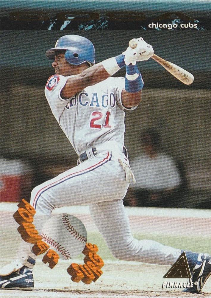 Sammy Sosa #PS7 Baseball Cards 1994 Pinnacle Power Surge