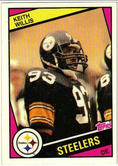 Keith Willis #172 Football Cards 1984 Topps
